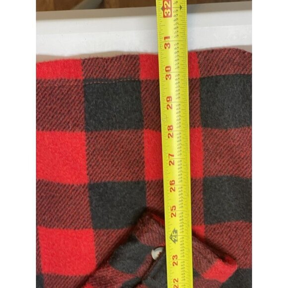 TELLURIDE CLOTHING COMPANY- RED PLAID BUFFALO FLANNEL SHIRT  SZ XXL 2XL - Picture 5 of 7